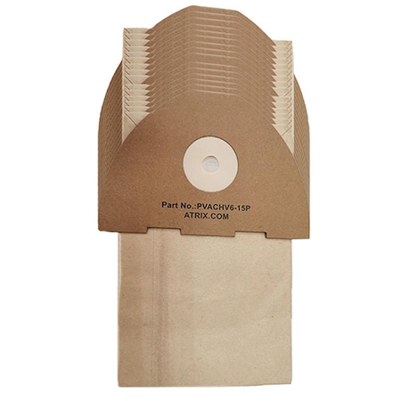 House Ergo Lite Hip Vacuum Paper Filter Bags, 15PK HO3323521